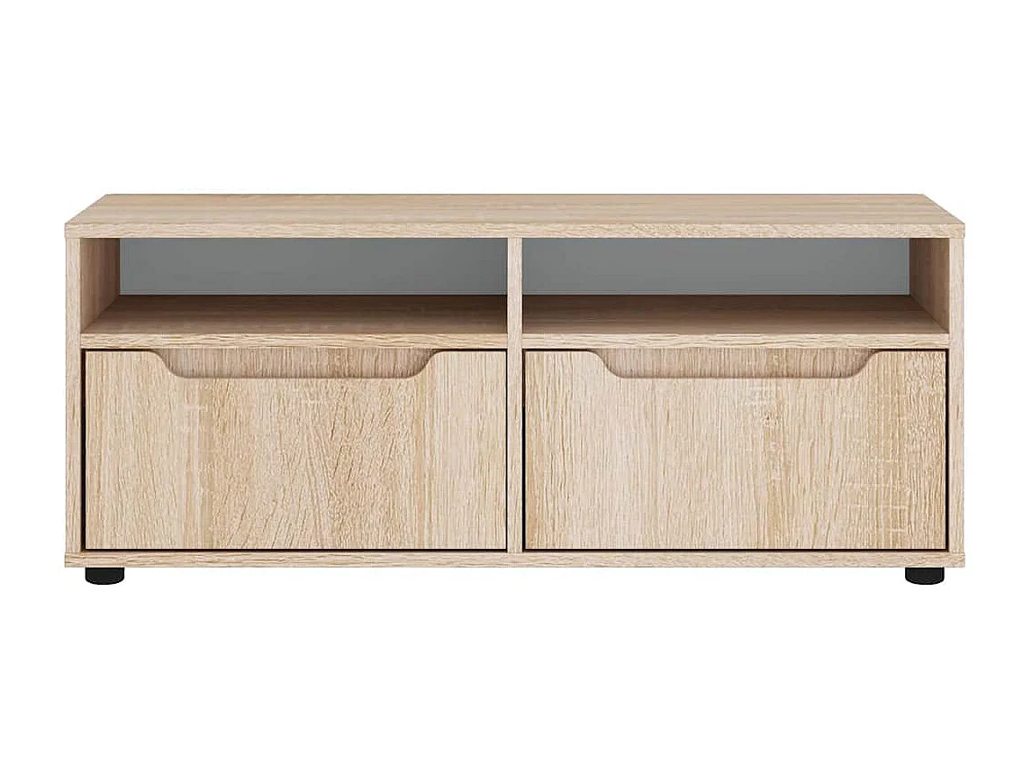 Meuble TV | Banc TV | Armoire TV VISNES chêne sonoma 100x40x38 cm bois d'ingénierie