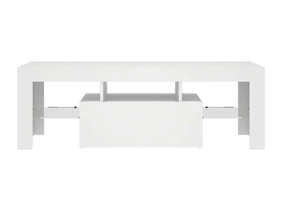 Mueble para TV  | Gabinete de TV |  Mueble de salón con luces LED blanco 120x35x40 cm