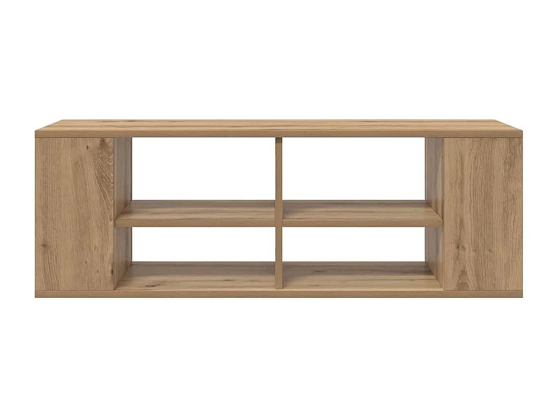 Meuble TV | Banc TV | Armoire TV chêne artisanal 102 x 35 x 35 cm Bois d'ingénierie