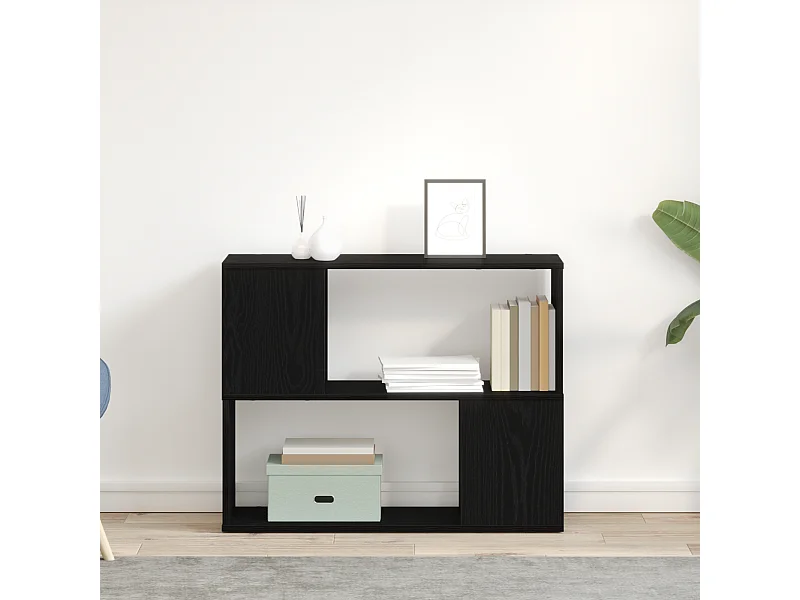 Mueble TV | Centro de entretenimiento Negro 80 x 24 x 63 cm