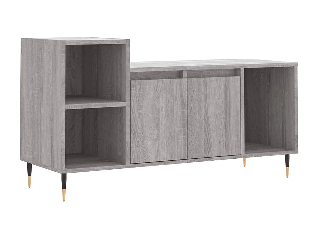 Meuble TV | Banc TV | Armoire TV Sonoma gris 100x35x55 cm Bois d'ingénierie