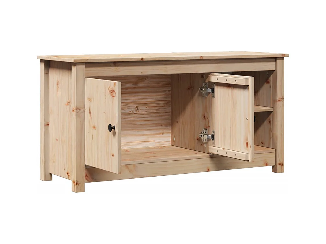 Mueble de TV | Mueble de salón de madera maciza de pino 103x36,5x52 cm