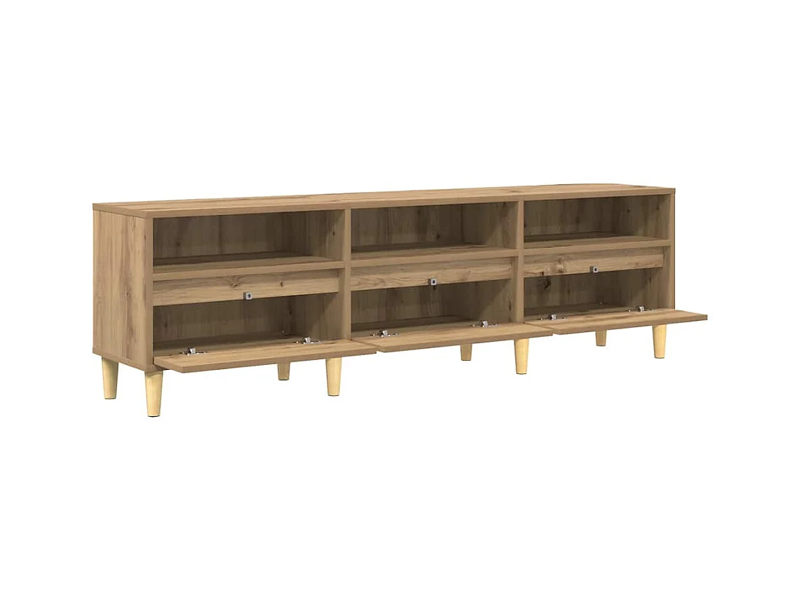 Gabinete de TV | Mueble de TV | Mueble de salón con cajón Roble artisan 150 x 30 x 45 cm
