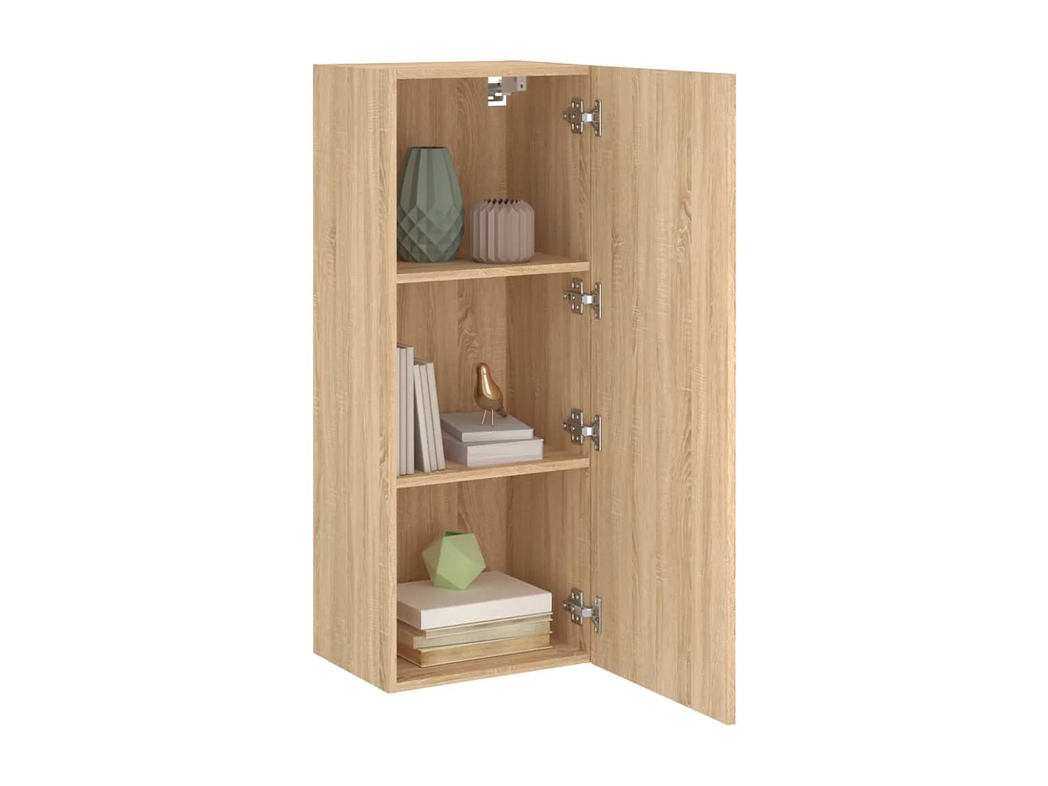 Mueble TV | Gabinete de TV | Mueble de salón de pared madera ingeniería roble Sonoma 40,5x30x102cm