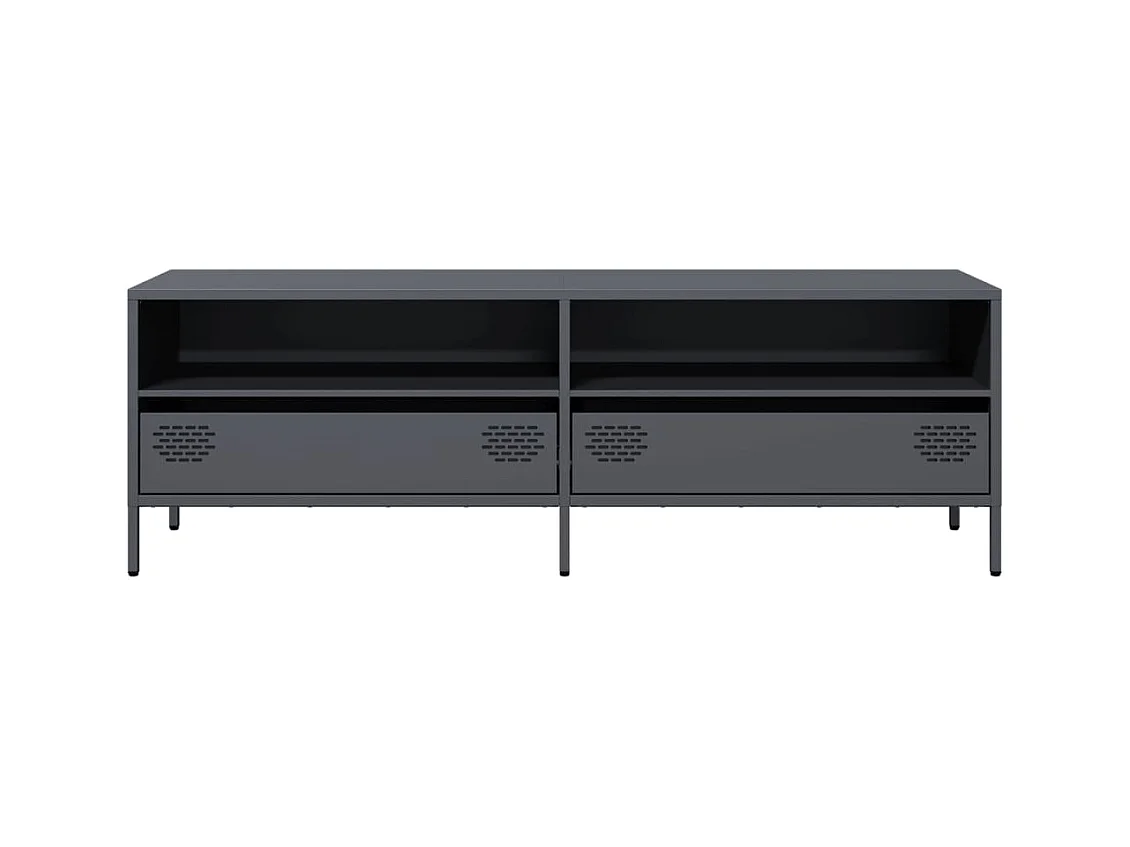 Mueble de TV | Mueble de salón acero laminado en frío antracita 135x39x43,5 cm