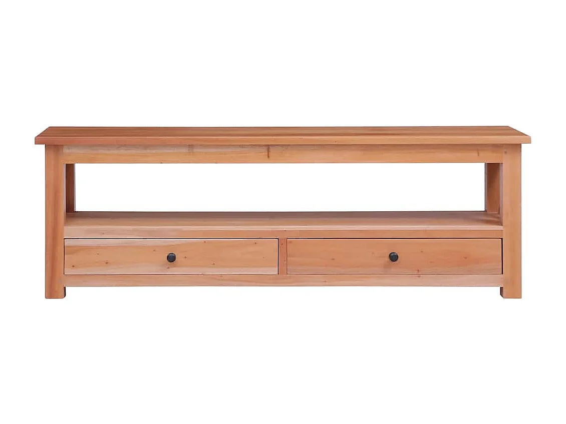 Meuble TV | Banc TV | Armoire TV 115x30x40 cm Bois d'acajou massif