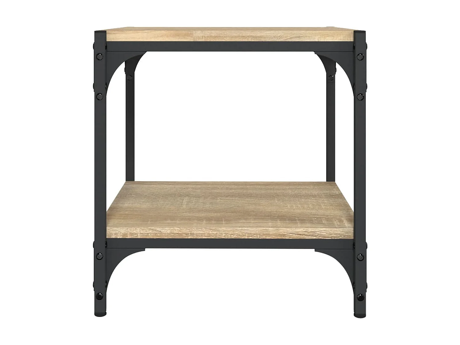 Mueble para TV  | Gabinete de TV |  Mueble de salón contrachapada y acero roble Sonoma 40x33x41 cm