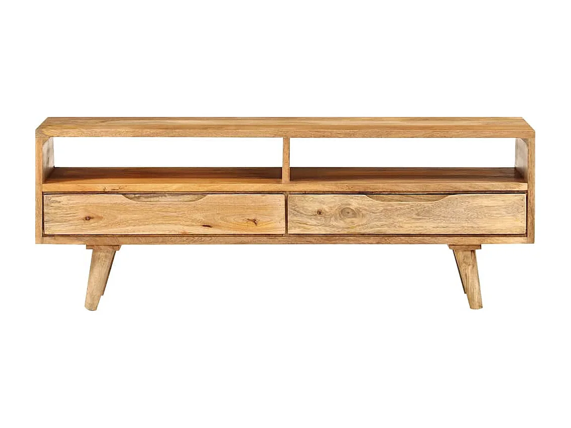 Mueble de TV | Mueble de salón madera maciza de mango 110x30x41 cm