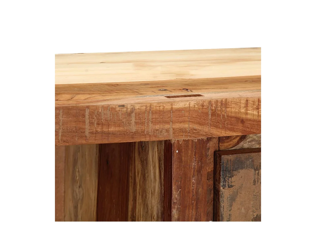 Mueble para TV  | Gabinete de TV |  Mueble de salón madera maciza reciclada 100x30x33 cm