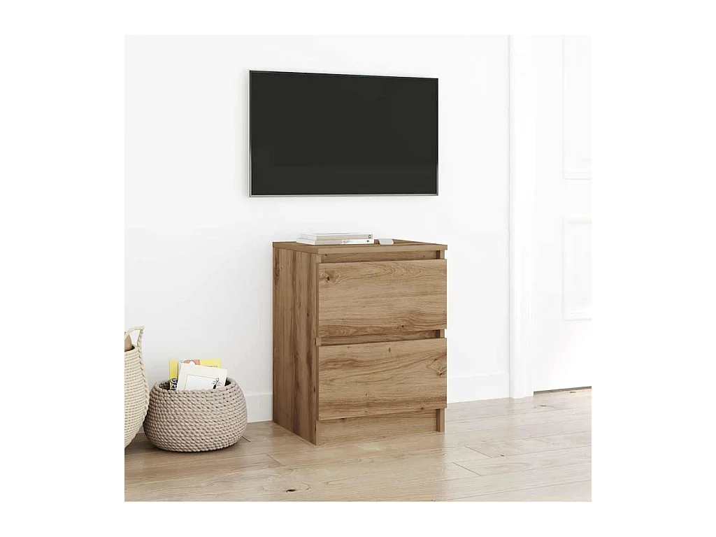 Tv-meubel | Tv-Bank | TV-kast40x35x54 cm spaanplaat artisan eikenkleurig