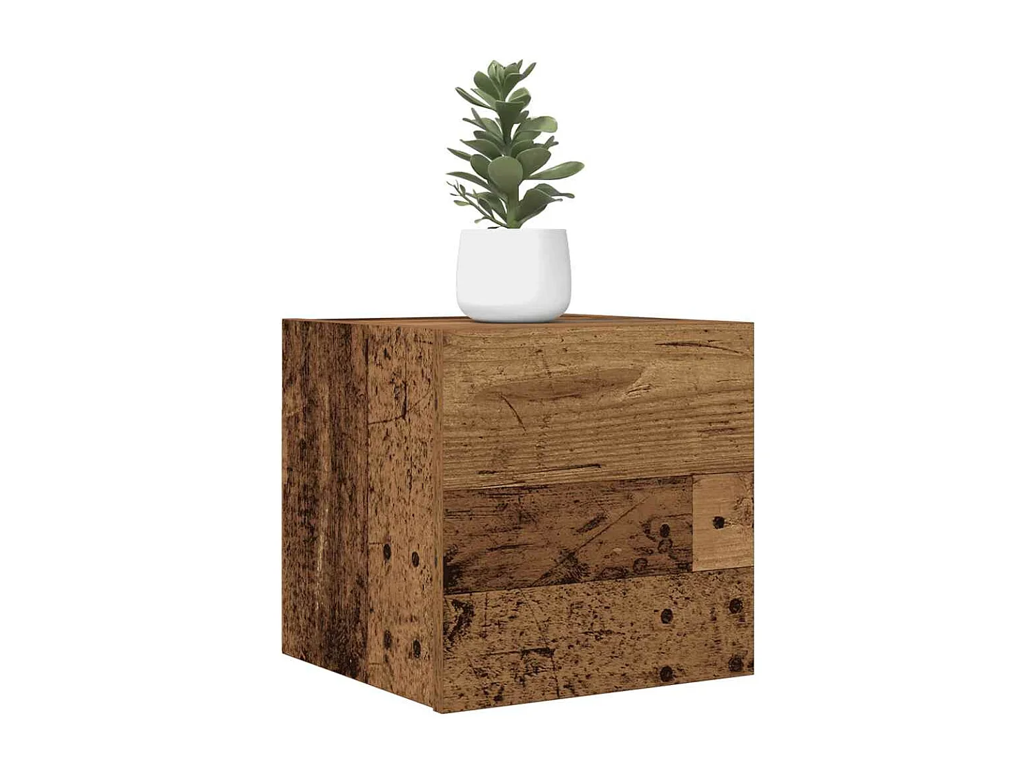 Meuble TV | Banc TV | Armoire TV mural vieux bois 30,5x30x30 cm