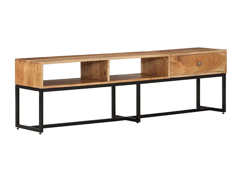 Mueble de TV | Mueble de salón madera maciza de acacia 160x30x45 cm