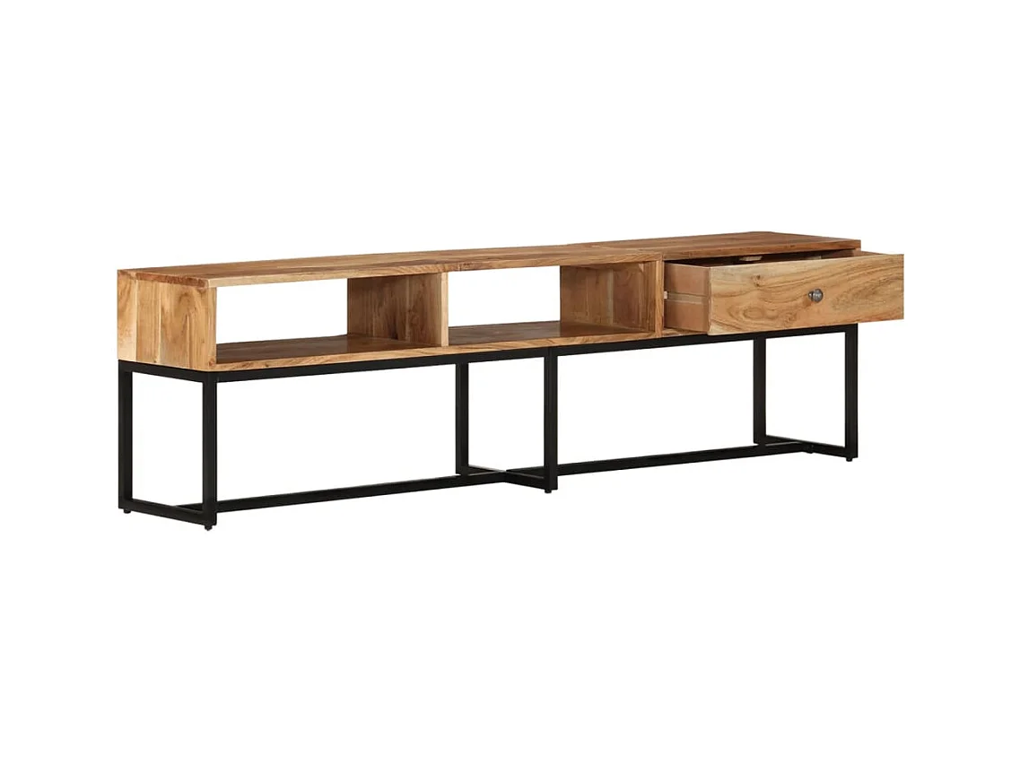 Mueble de TV | Mueble de salón madera maciza de acacia 160x30x45 cm