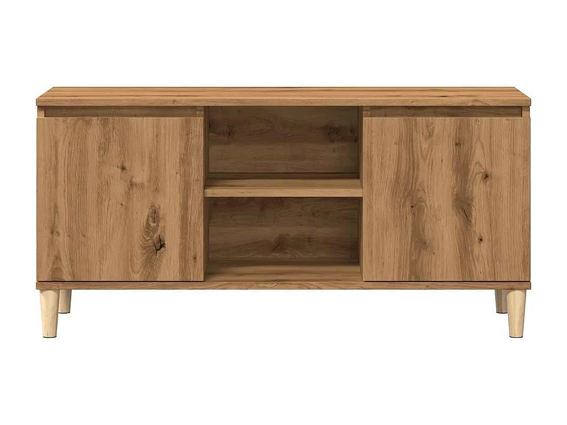 Mueble para TV  | Gabinete de TV |  Mueble de salón madera de ingeniería roble artisan 102x35x50 cm