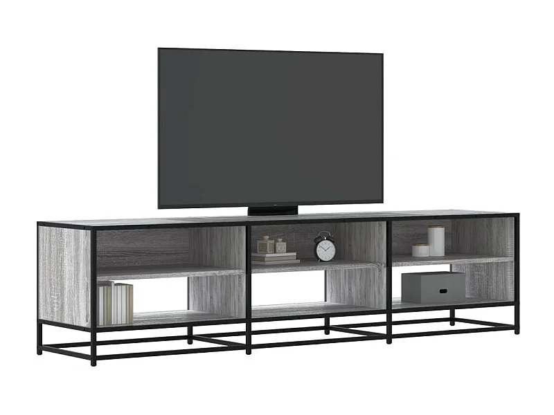 Tv-meubel | Tv-Bank | TV-kast180x40x46 cm bewerkt hout grijs sonoma eikenkleurig