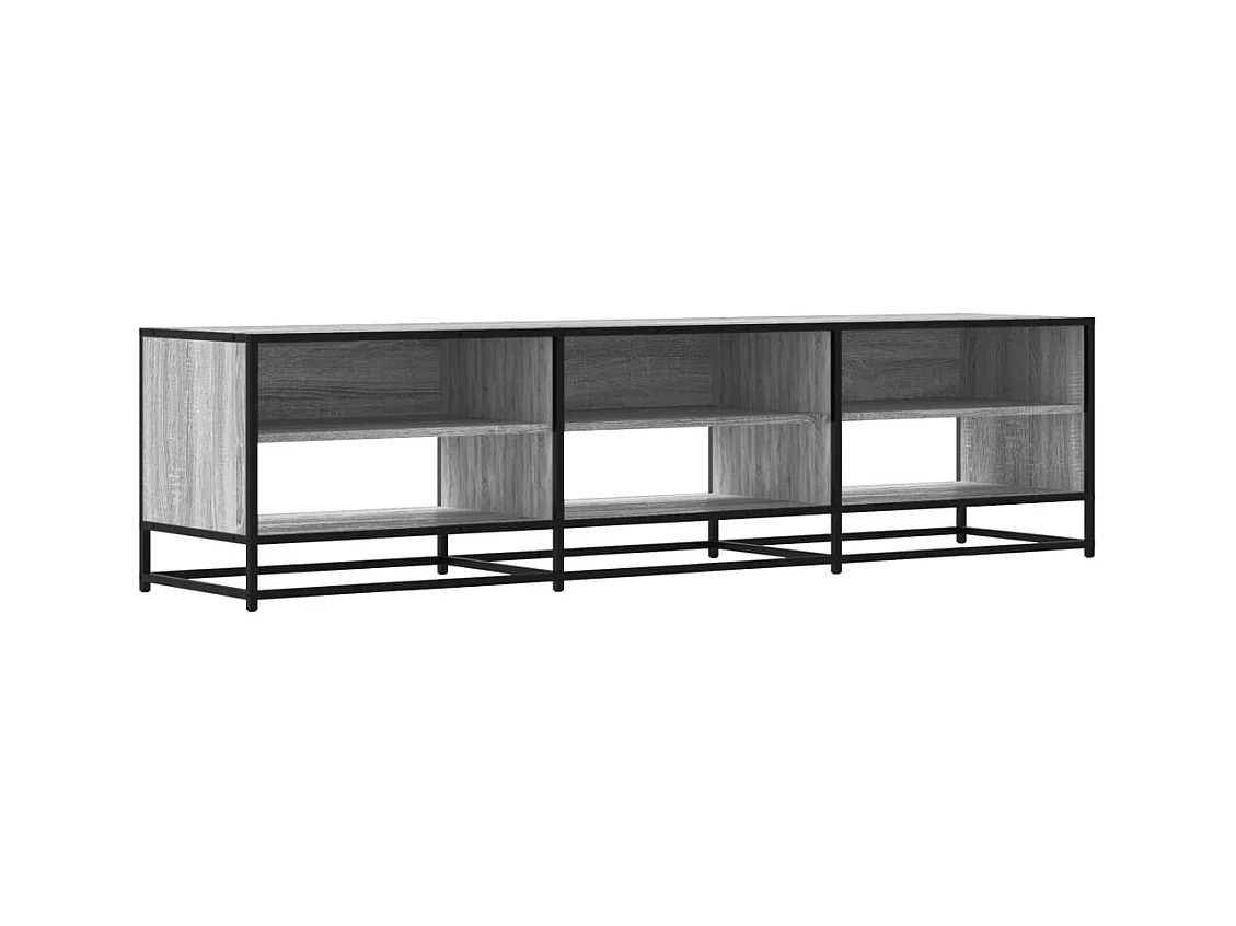 Tv-meubel | Tv-Bank | TV-kast180x40x46 cm bewerkt hout grijs sonoma eikenkleurig