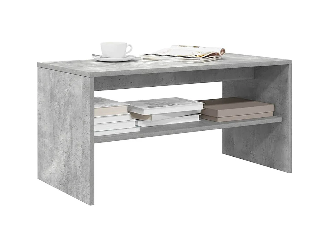 Mueble de TV | Mueble de salón madera contrachapada gris hormigón 80x40x40 cm