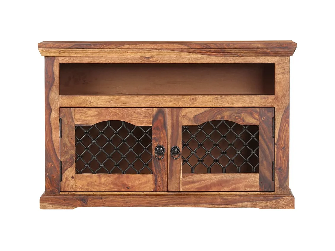 Mueble de TV | Mueble de salón de madera maciza de acacia 90x30x60 cm