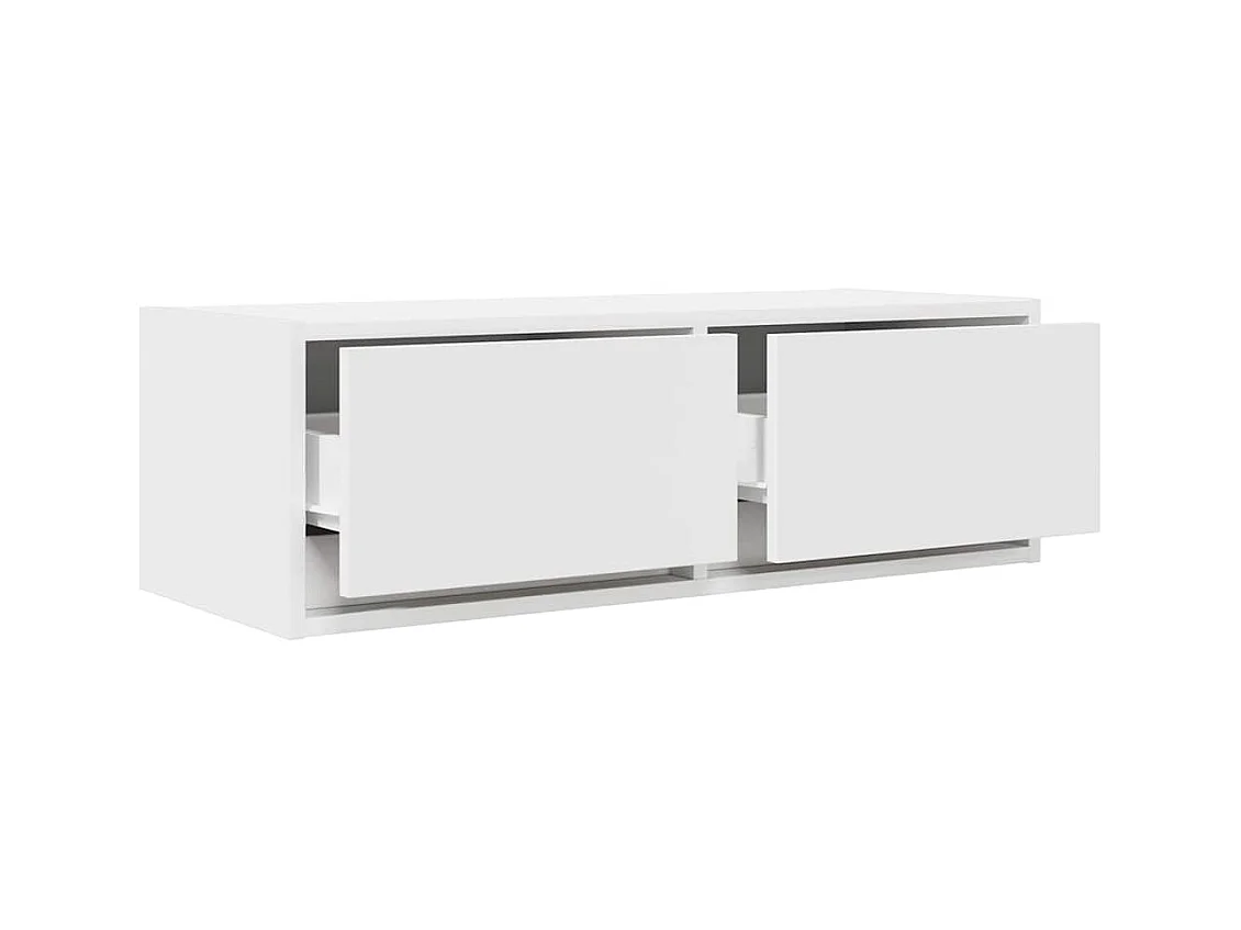 Tv-meubelen | Tv-Banken | TV-kasten 2 st 80x31x25,5 cm bewerkt hout wit