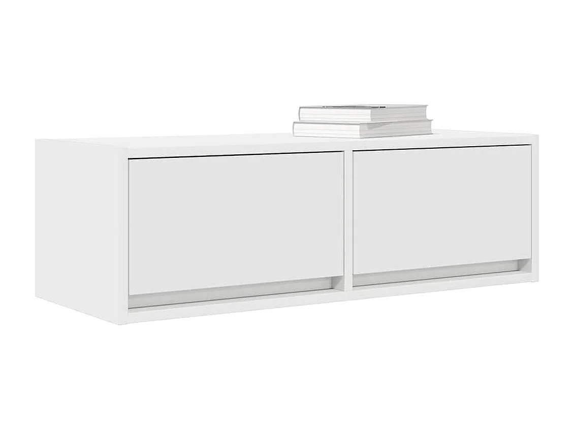 Meubles TV | Bancs TV | Armoires TV 2 pcs blanc 80x31x25,5 cm bois d'ingénierie