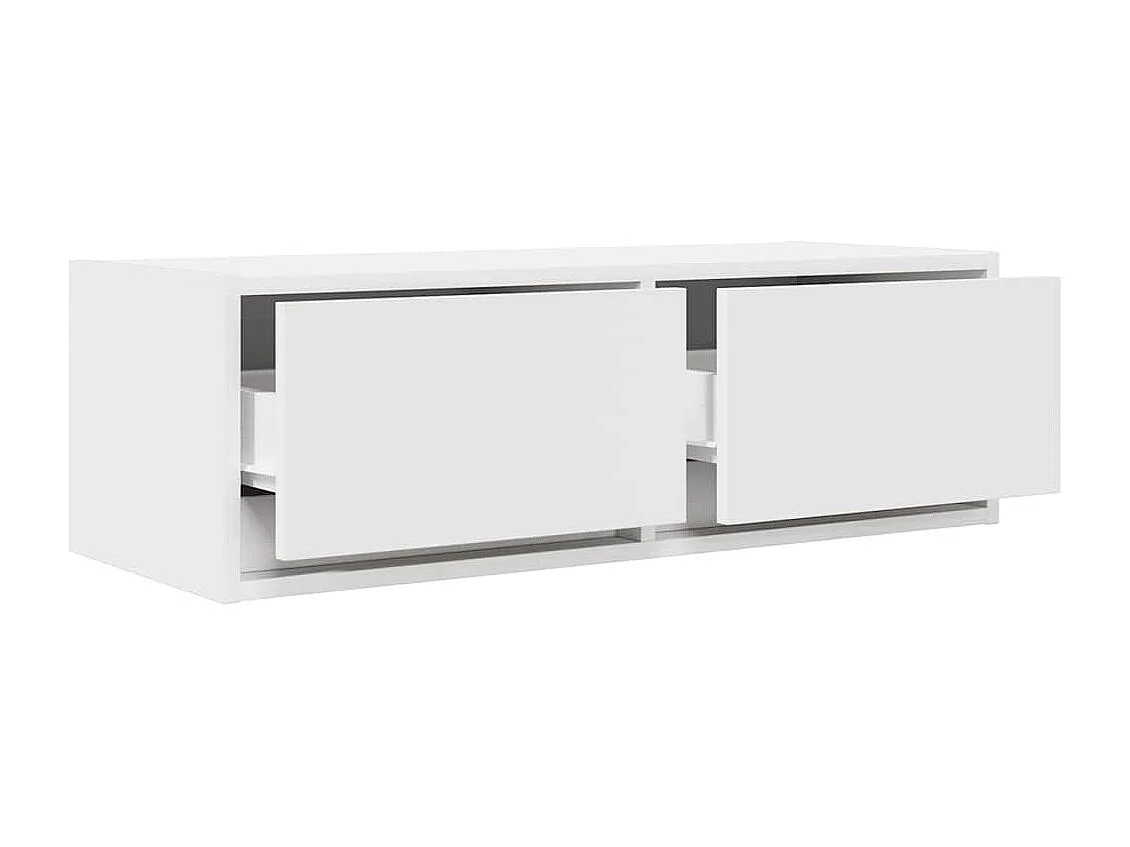 Meubles TV | Bancs TV | Armoires TV 2 pcs blanc 80x31x25,5 cm bois d'ingénierie