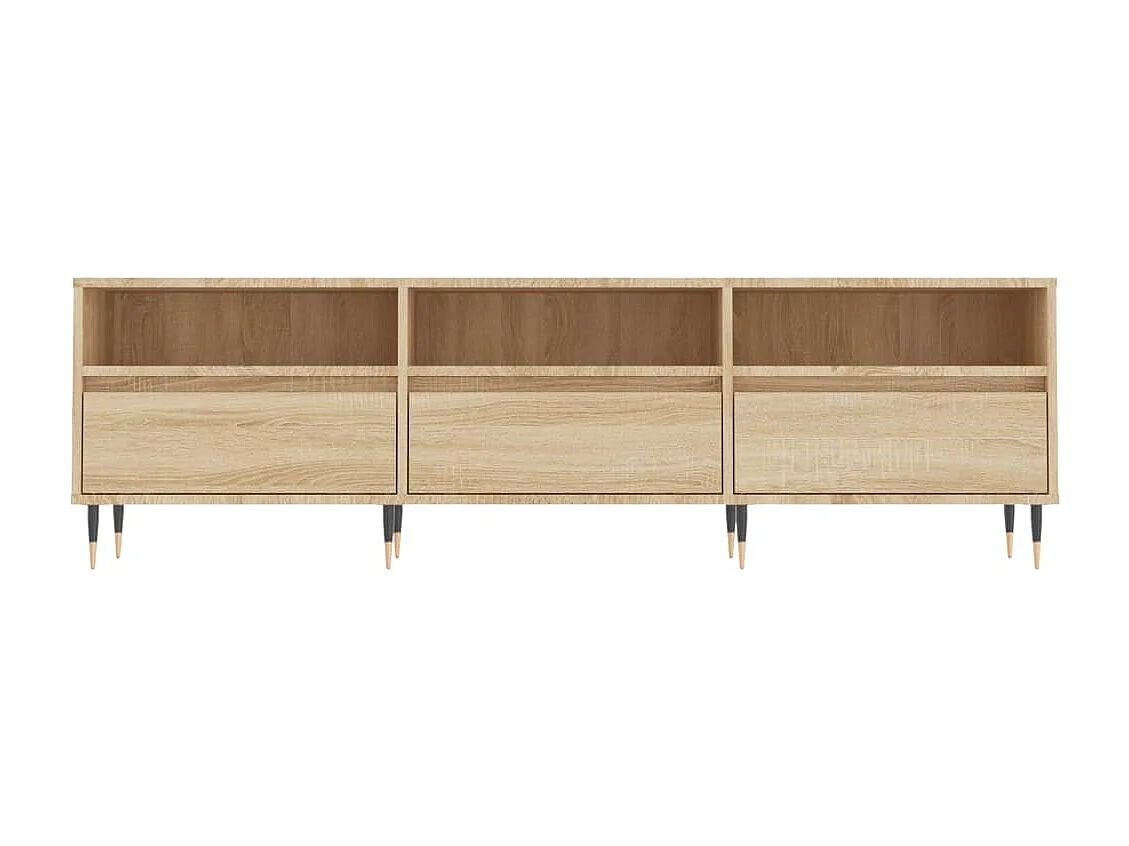Meuble TV | Banc TV | Armoire TV chêne sonoma 150x30x44,5 cm bois d'ingénierie