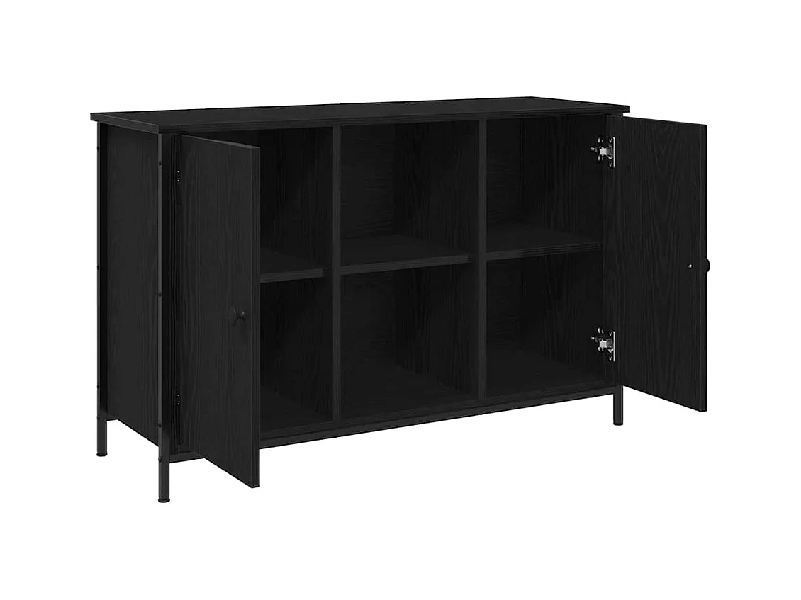 Gabinete de TV | Mueble de TV | Mueble de salón Roble negro 101 x 35 x 65 cm