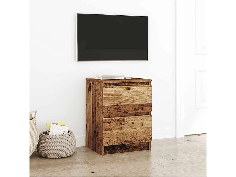 Tv-meubel | Tv-Bank | TV-kast40x35x54 cm spaanplaat oud hout