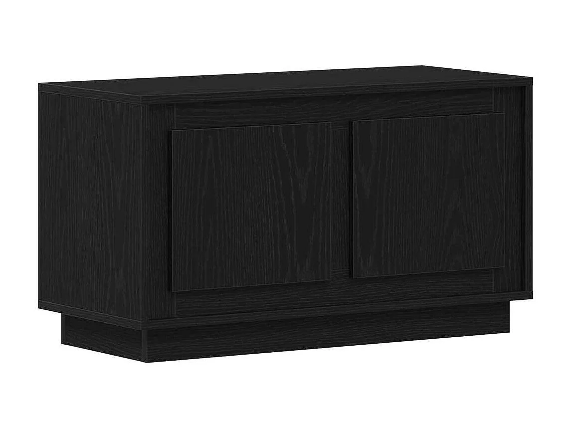 Mueble Bajo para TV | Gabinete de TV | Mueble de salón Roble negro 80 x 35 x 45 cm