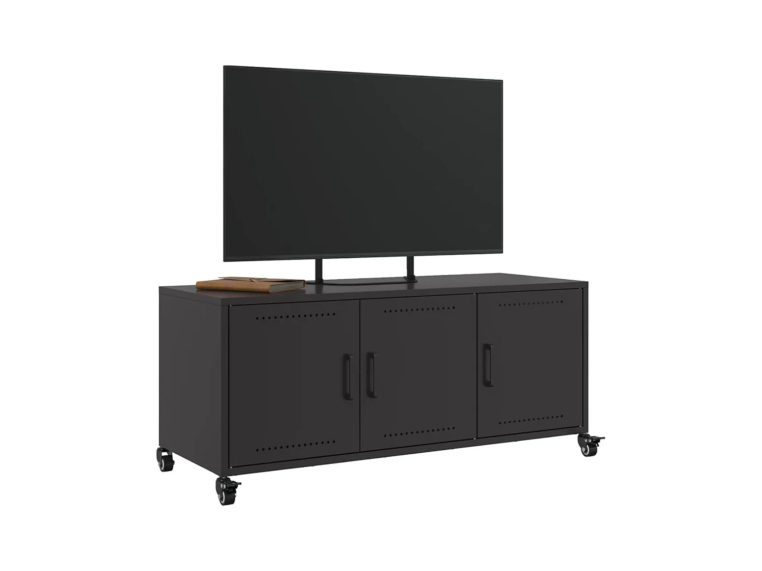 Tv-meubel | Tv-Bank | TV-kast100,5x39x43,5 cm staal zwart