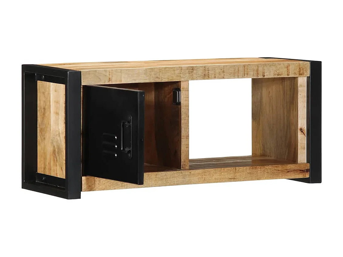 Mueble para la TV | Gabinete de TV | Mueble de salón 80x30x35 madera maciza mango rugosa