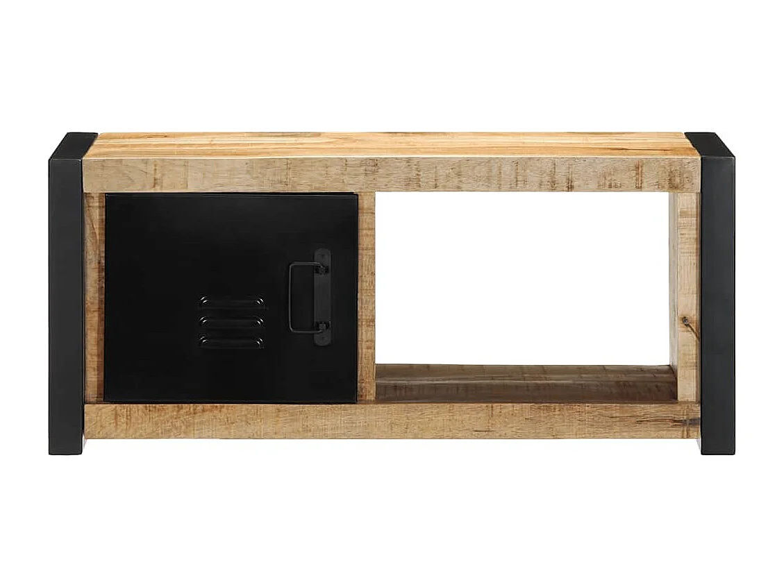 Mueble para la TV | Gabinete de TV | Mueble de salón 80x30x35 madera maciza mango rugosa