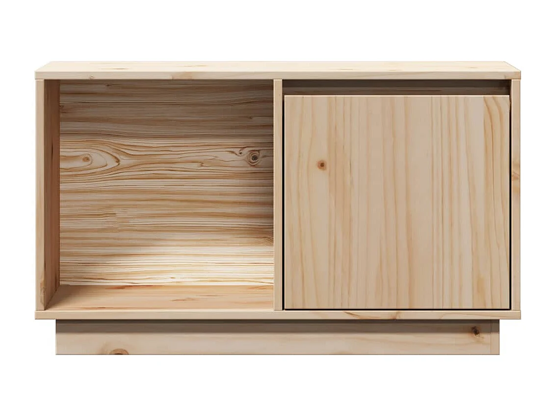 Mueble de TV | Mueble de salón de madera maciza de pino 74x35x44 cm