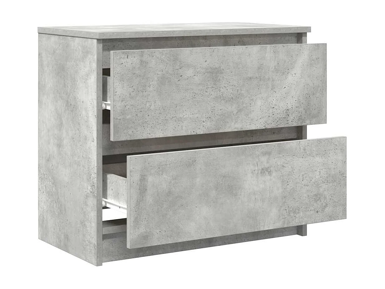 Tv-meubel | Tv-Bank | TV-kast60x35x54 cm bewerkt hout betongrijs