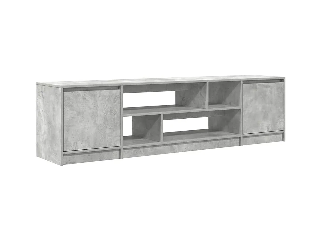 Tv-meubel | Tv-Bank | TV-kast188,5x41x50 cm spaanplaat betongrijs