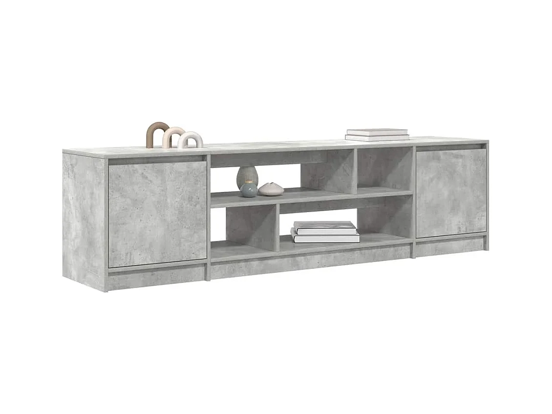 Tv-meubel | Tv-Bank | TV-kast188,5x41x50 cm spaanplaat betongrijs