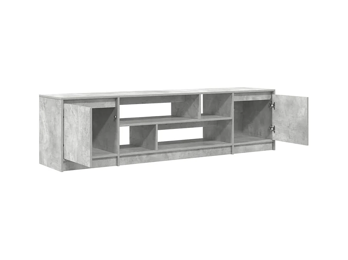Tv-meubel | Tv-Bank | TV-kast188,5x41x50 cm spaanplaat betongrijs