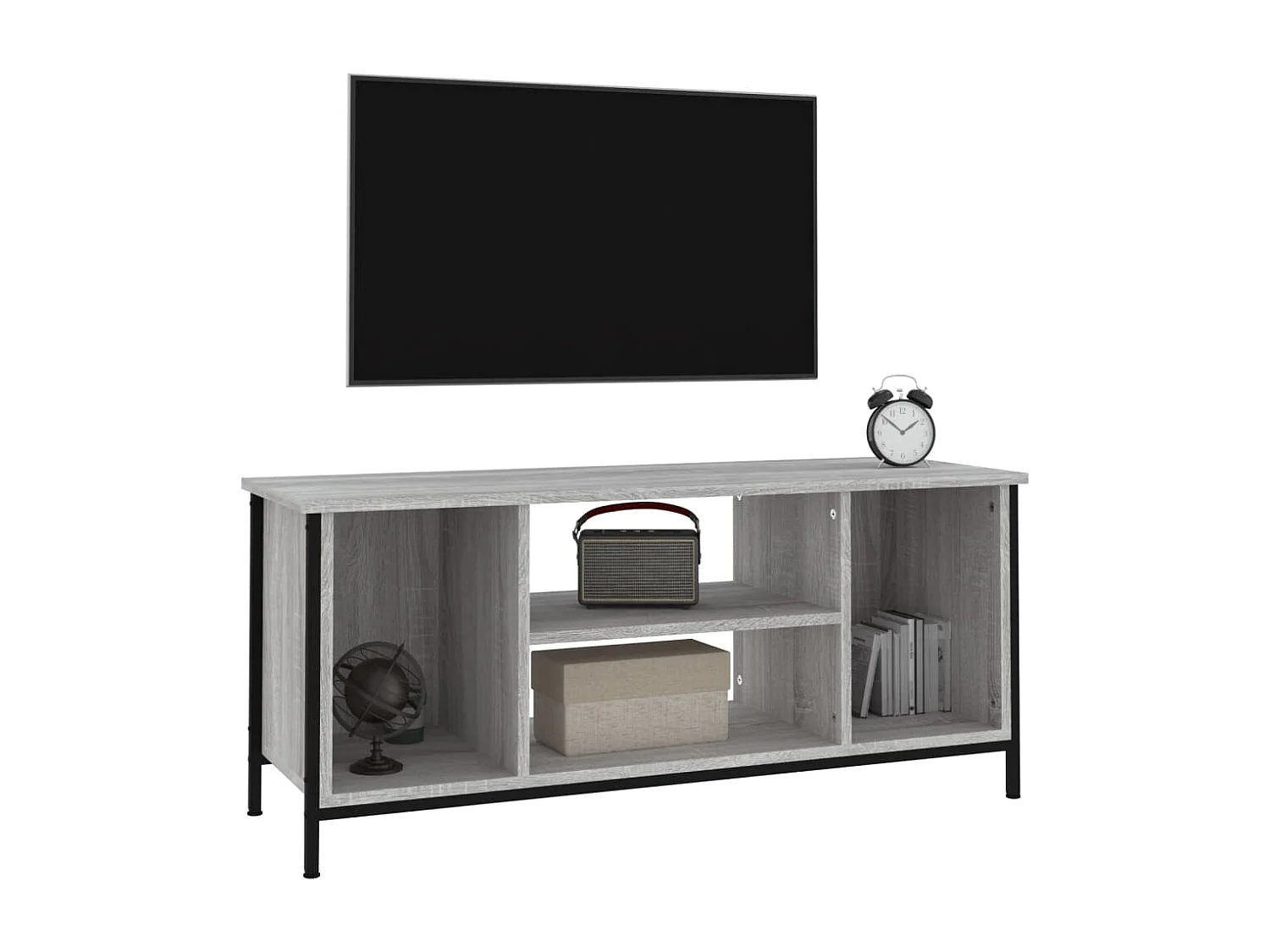 Meuble TV | Banc TV | Armoire TV sonoma gris 102x35x45 cm bois d'ingénierie