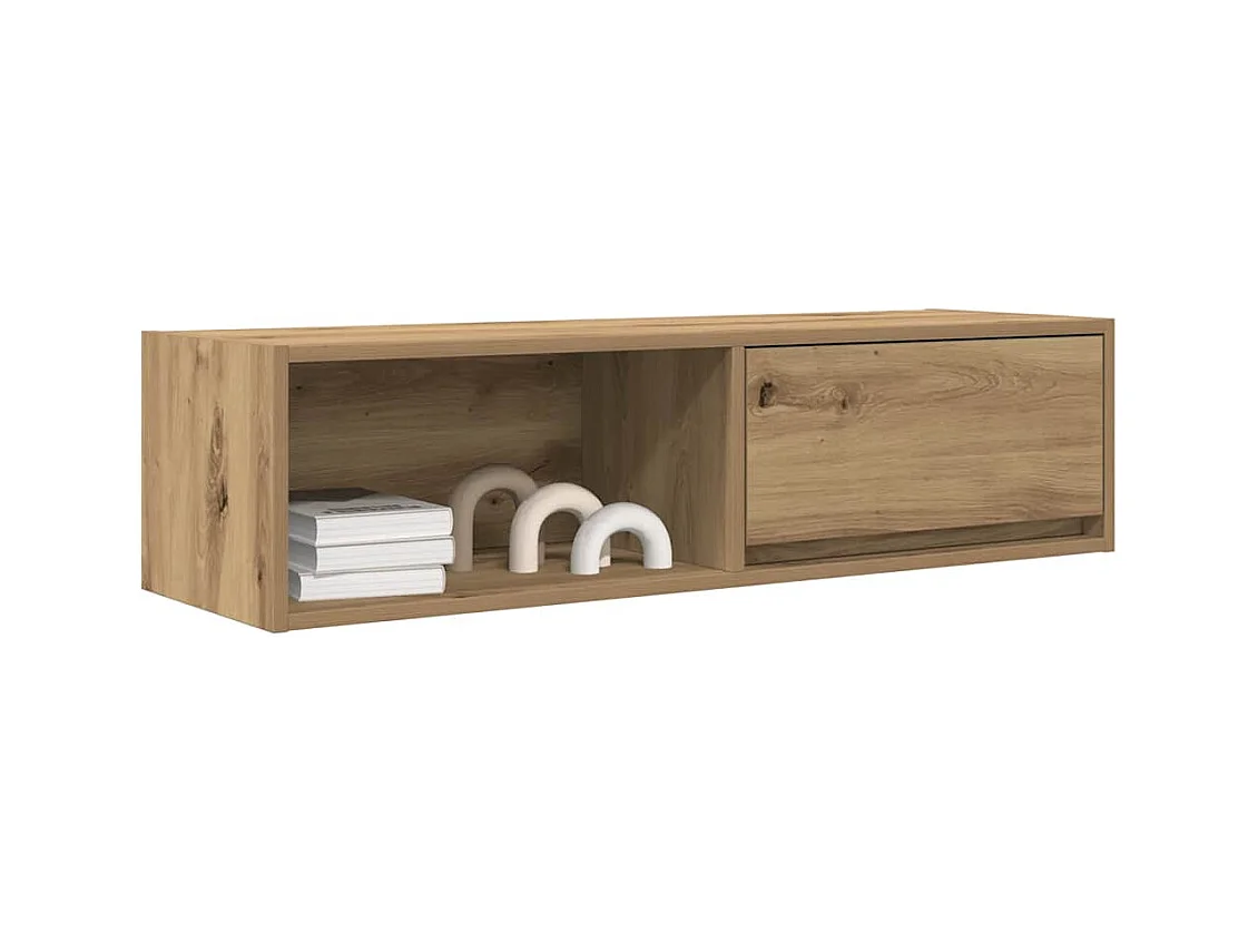 muebles para TV  | Gabinetes de TV |  Muebles de salón 2 uds madera roble artisan 100x31x25,5 cm