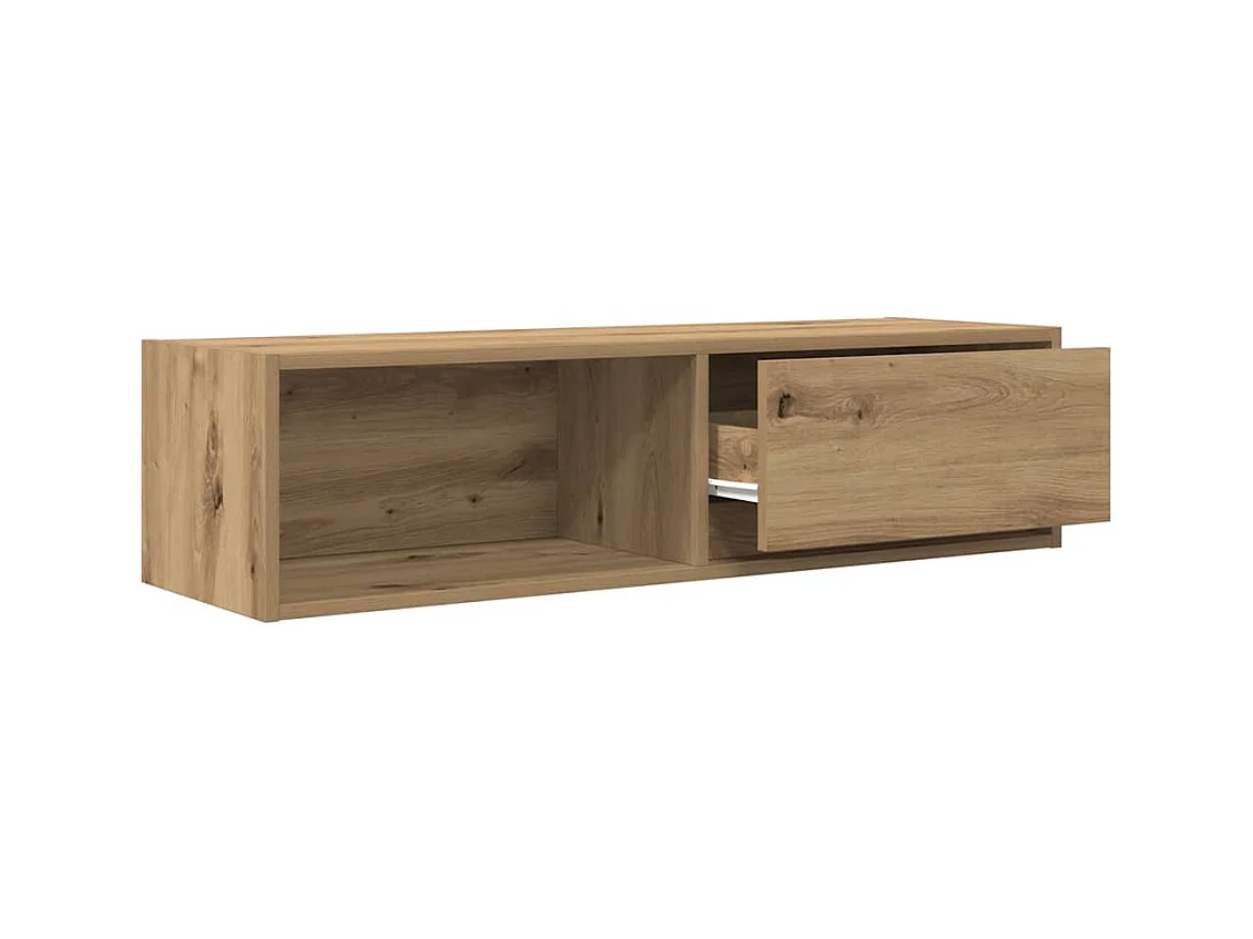 muebles para TV  | Gabinetes de TV |  Muebles de salón 2 uds madera roble artisan 100x31x25,5 cm