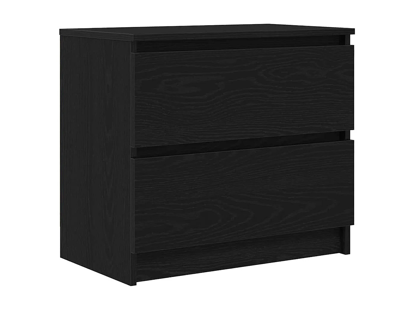 Mueble para TV  | Gabinete de TV |  Mueble de salón madera contrachapada negro 60x35x54 cm