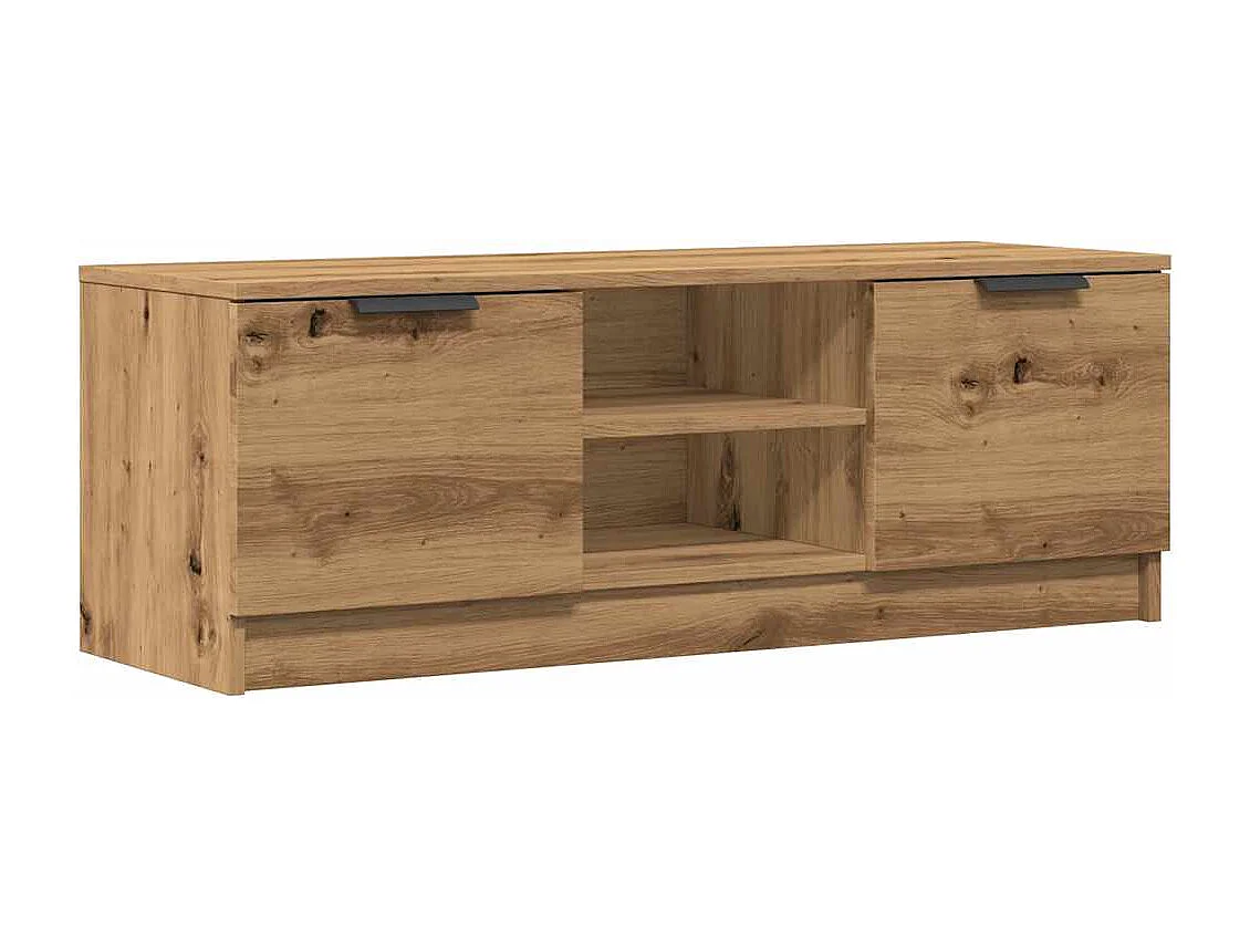 Mueble de TV | Mueble de salón madera contrachapada artisan roble 102x35x36,5 cm