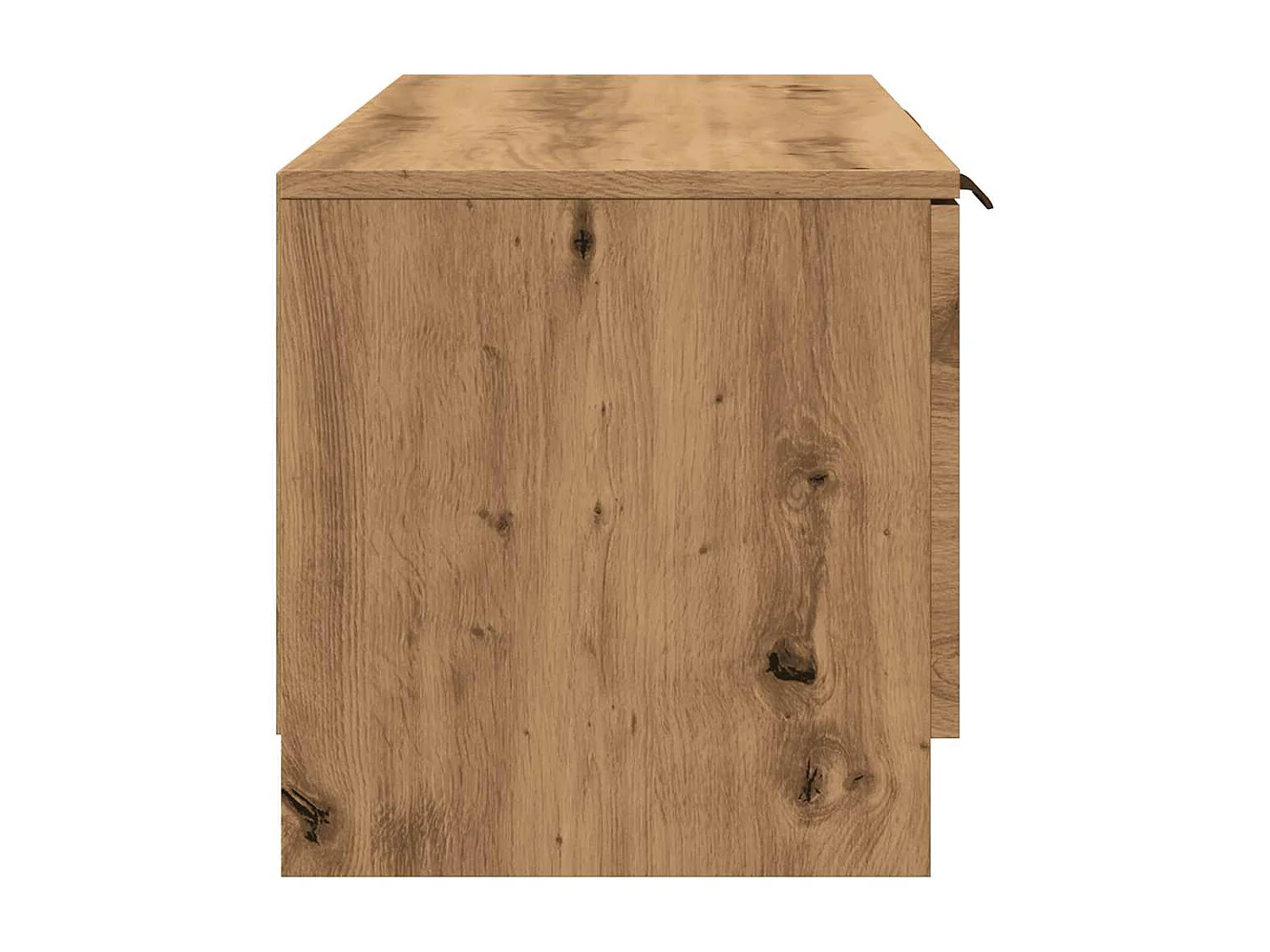 Meuble TV | Banc TV | Armoire TV chêne artisanal 102x35x36,5 cm bois d'ingénierie