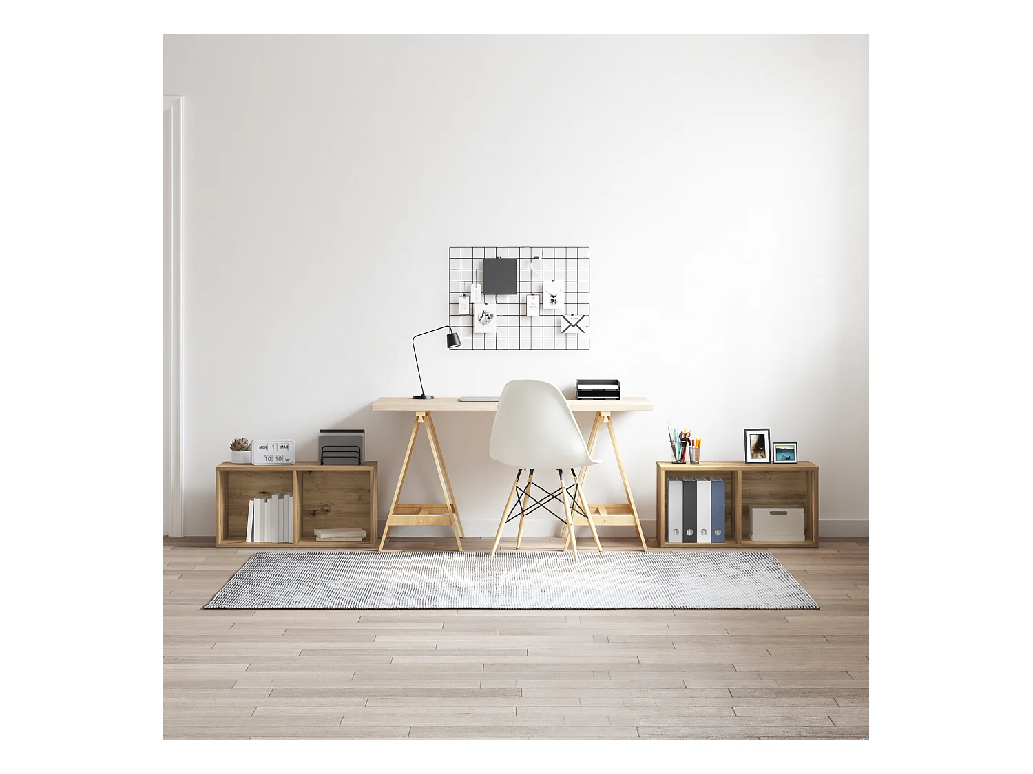 Conjunto de Mueble de TV | Mueble de salón 2 pcs Roble artisan 72 x 35 x 36.5 cm