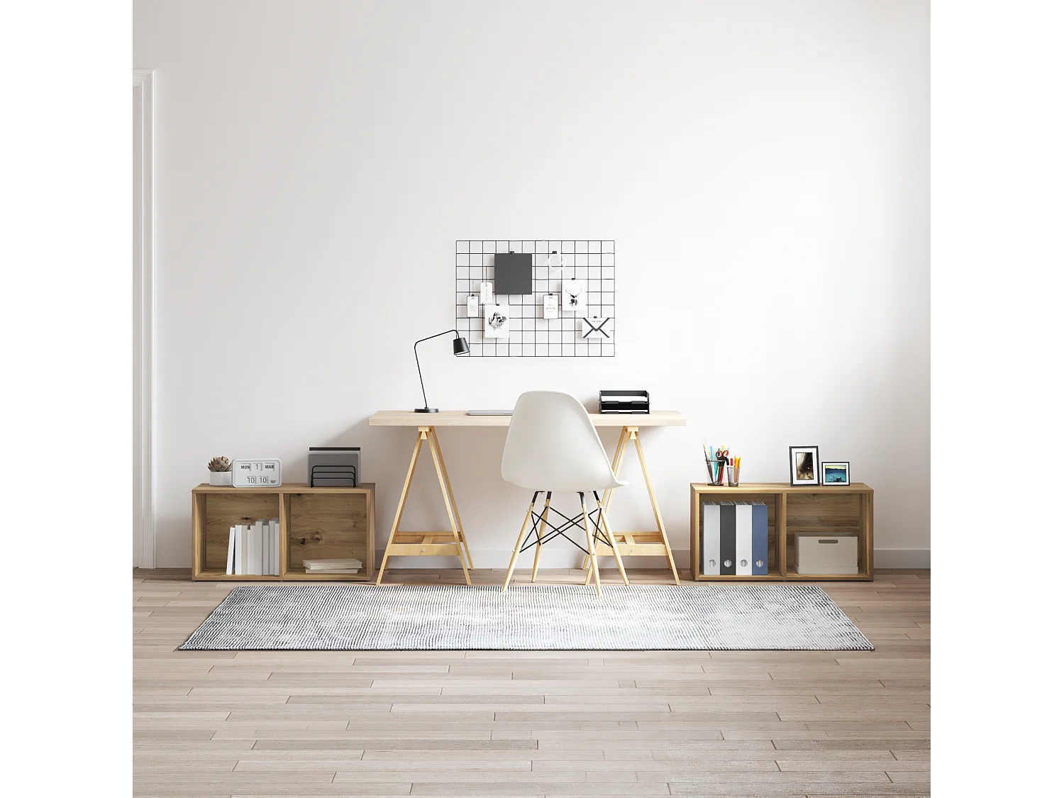 Conjunto de Mueble de TV | Mueble de salón 2 pcs Roble artisan 72 x 35 x 36.5 cm