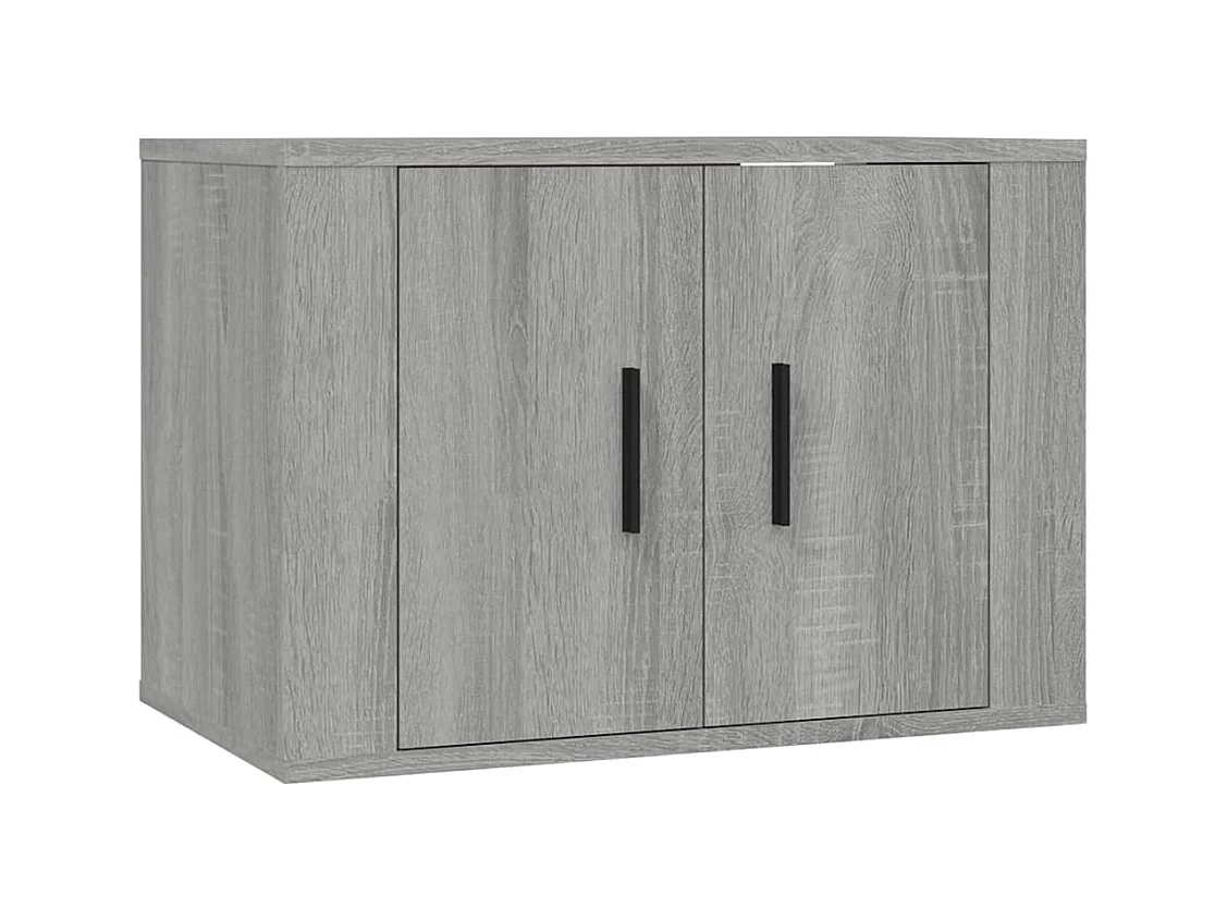 Meubles TV | Bancs TV | Armoires TV muraux 3 pcs sonoma gris 57x34,5x40 cm