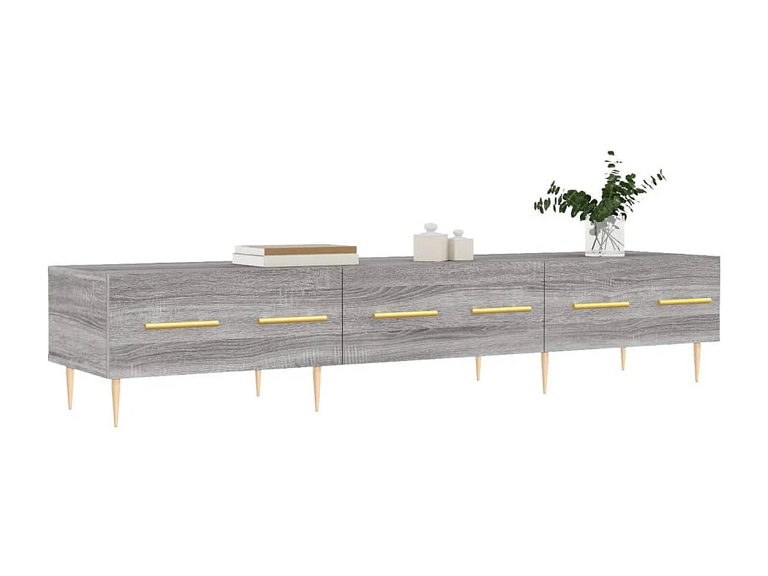 Meuble TV | Banc TV | Armoire TV sonoma gris 150x36x30 cm bois d'ingénierie