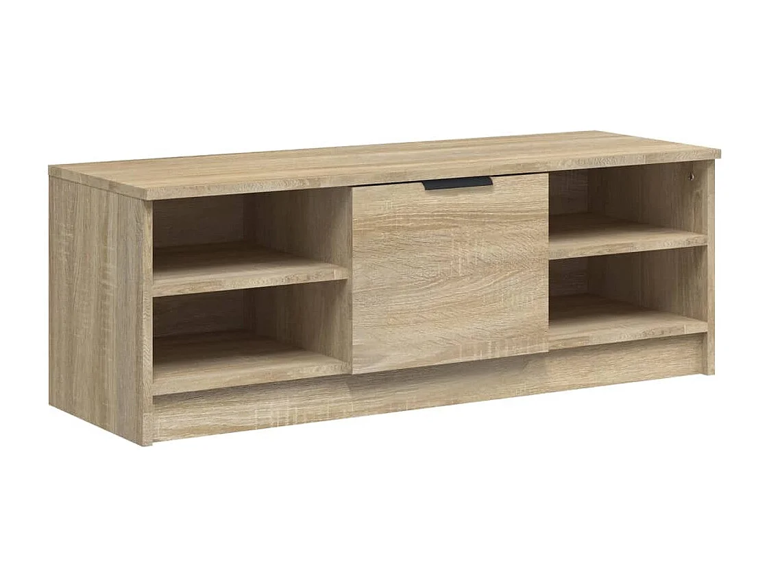 Tv-meubel | Tv-Bank | TV-kast102x35,5x36,5 cm bewerkt hout sonoma eikenkleurig