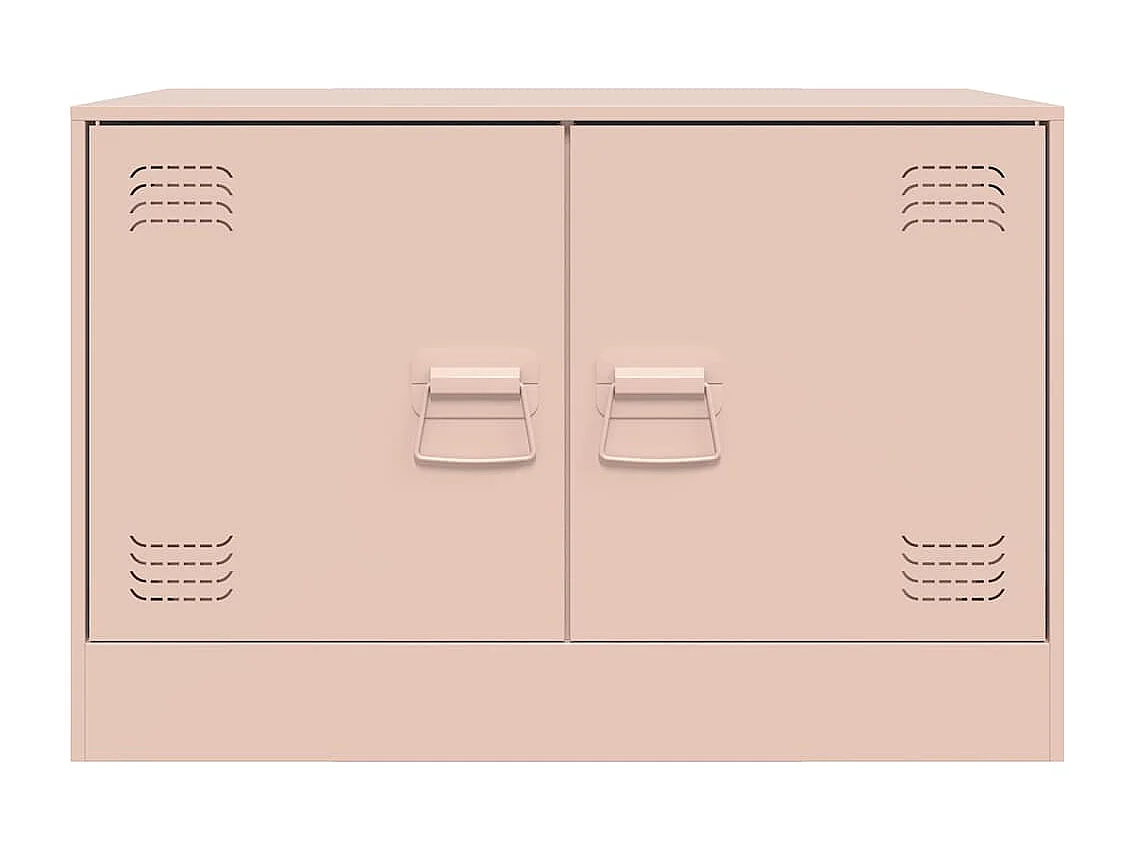 Mueble para TV  | Gabinete de TV |  Mueble de salón de acero rosa 67x39x44 cm