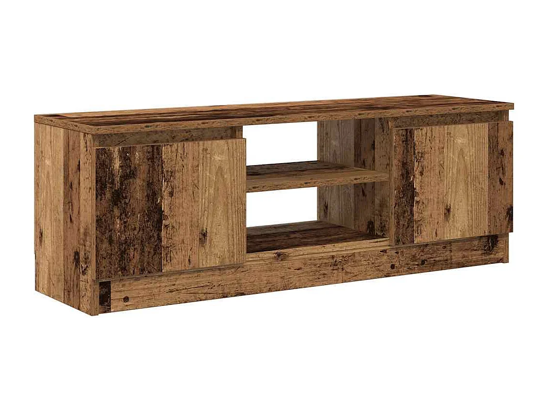 Meuble TV | Banc TV | Armoire TV vieux bois 102x30x36 cm bois d'ingénierie